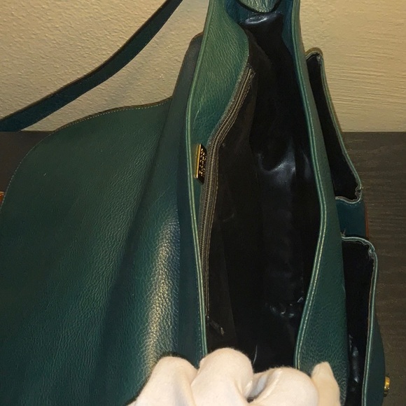 Bally Green and Brown Crossbody Bag - Picture 12 of 16